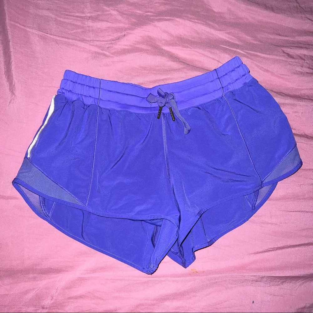 Purple Lululemon 2” shorts